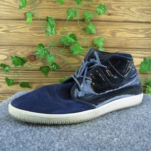 Android Homme Men Sneaker Shoes Blue Leather‎ Lace Up Size 11 Medium